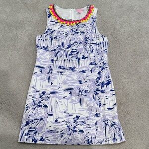 Lilly Pulitzer Dress with Pom-Pom Detail